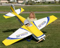 Модель самолета 100cc Extra 260 Yellow/White